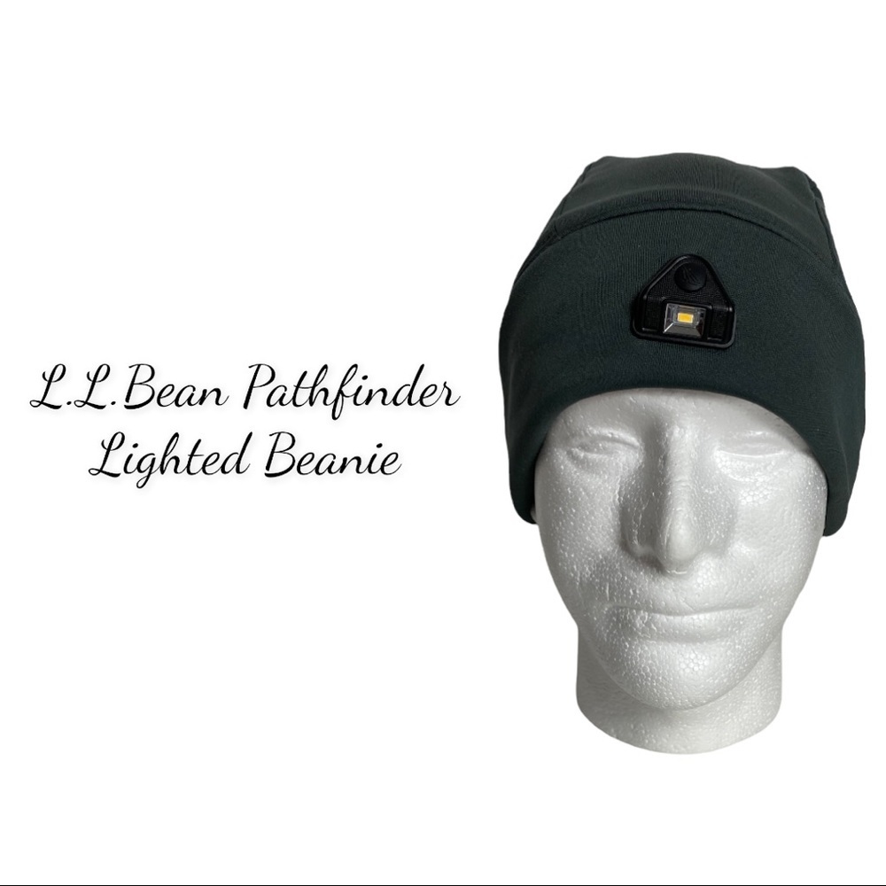 Adults' L.L.Bean Black Pathfinder Lighted Beanie